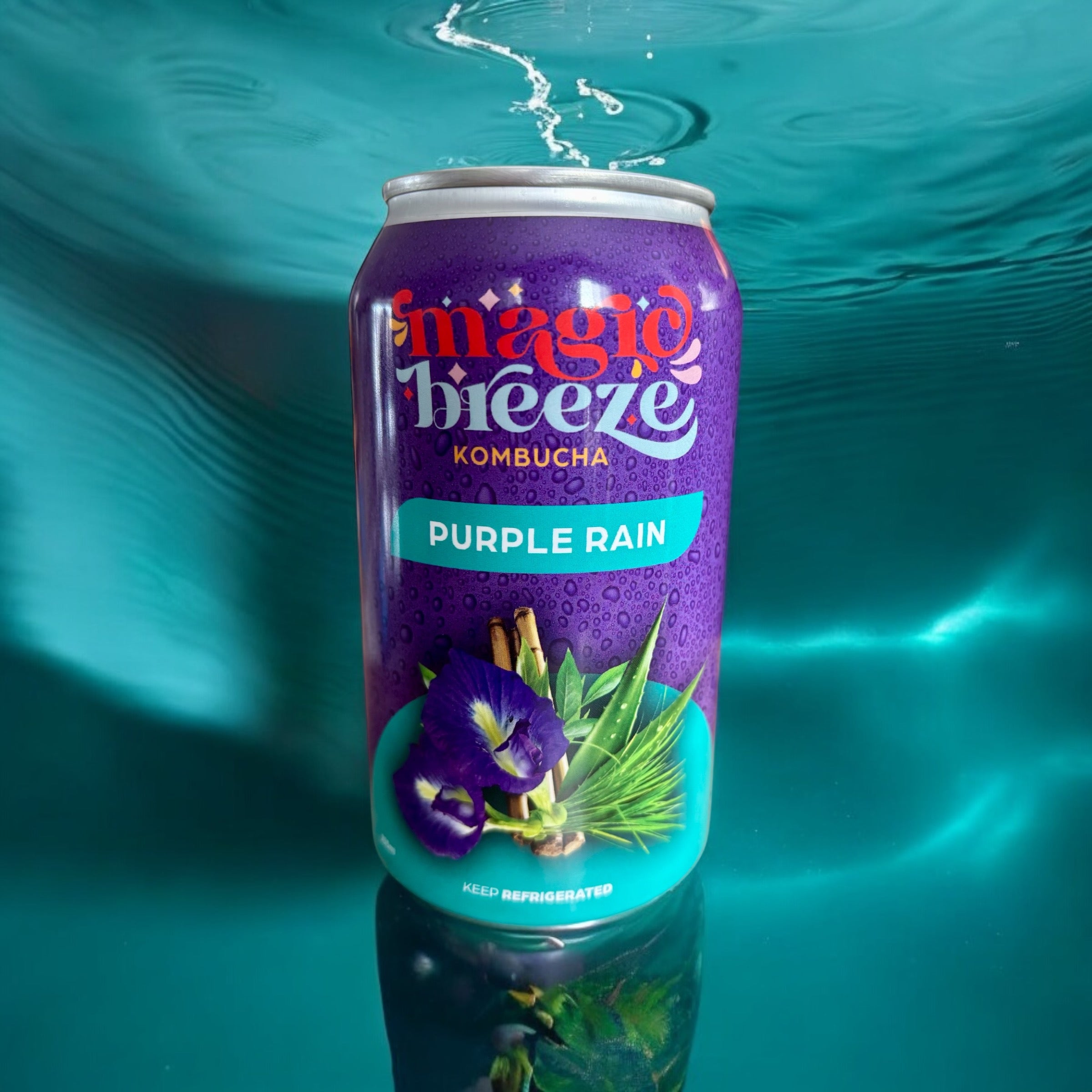 355ml Cans Purple Rain | Magic Breeze Kombucha